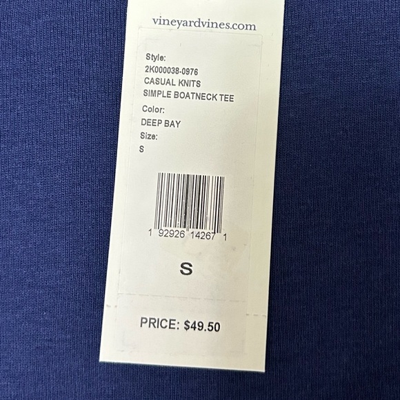 NWT Vineyard Vines Long Sleeve Top-Small - Picture 7 of 7